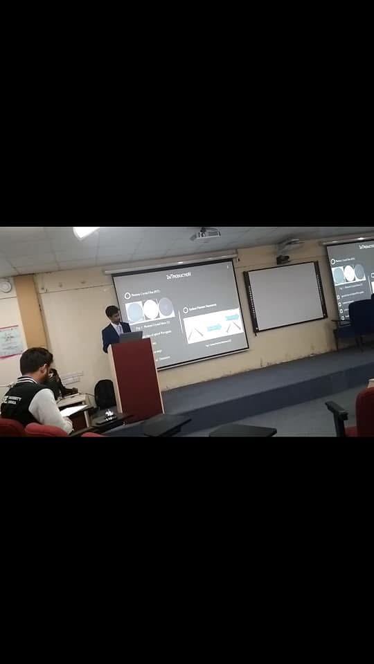 Presenting Research Paper in Dhaka Univarsity